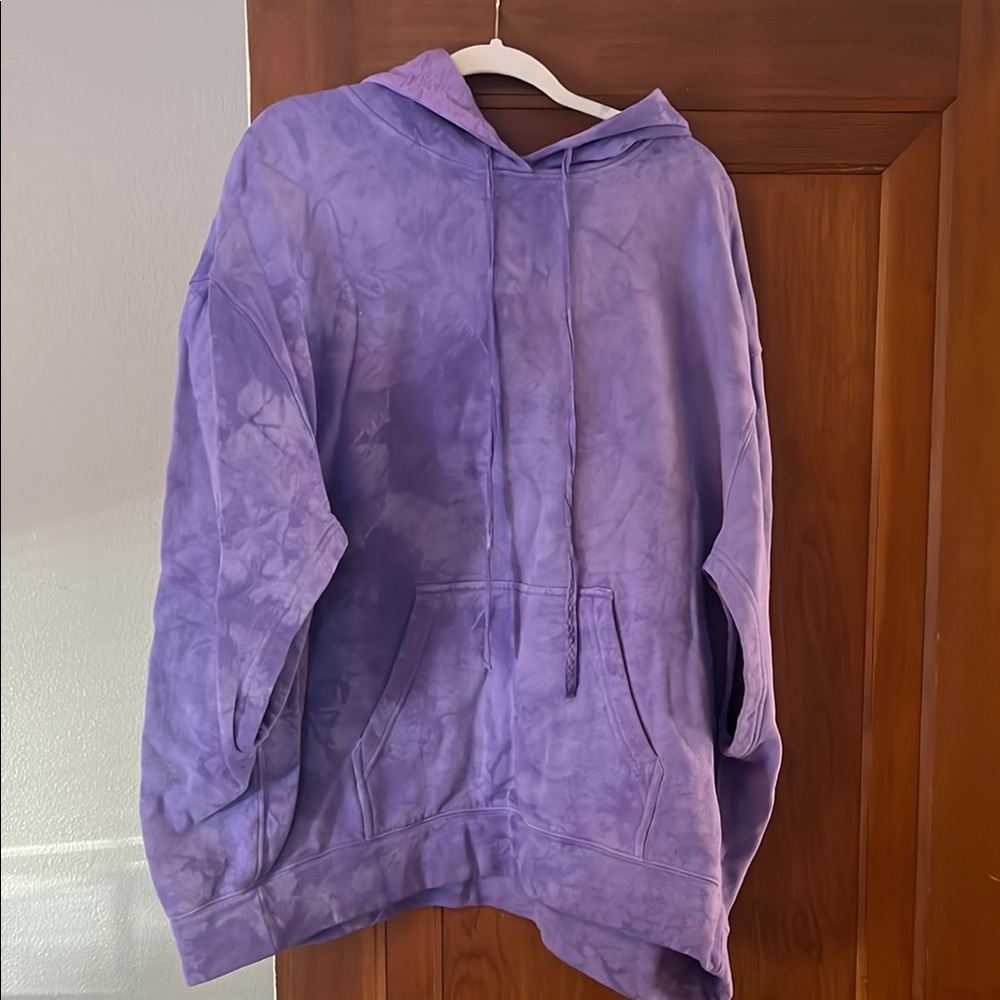 Purple Tie-Dye Hoodie